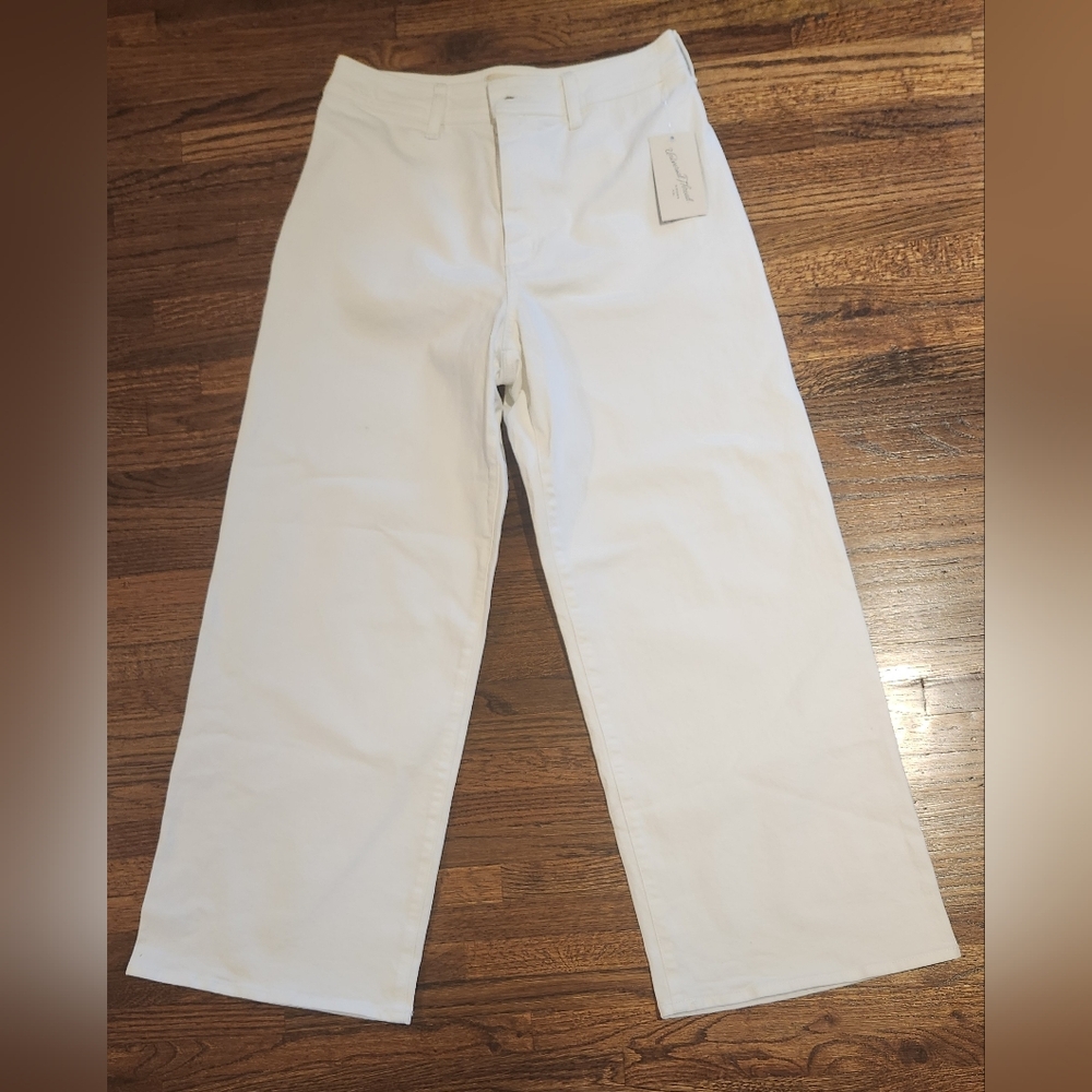 Universal Thread Womans High Rise Sailor Wide Leg Ankle Jeans size 10